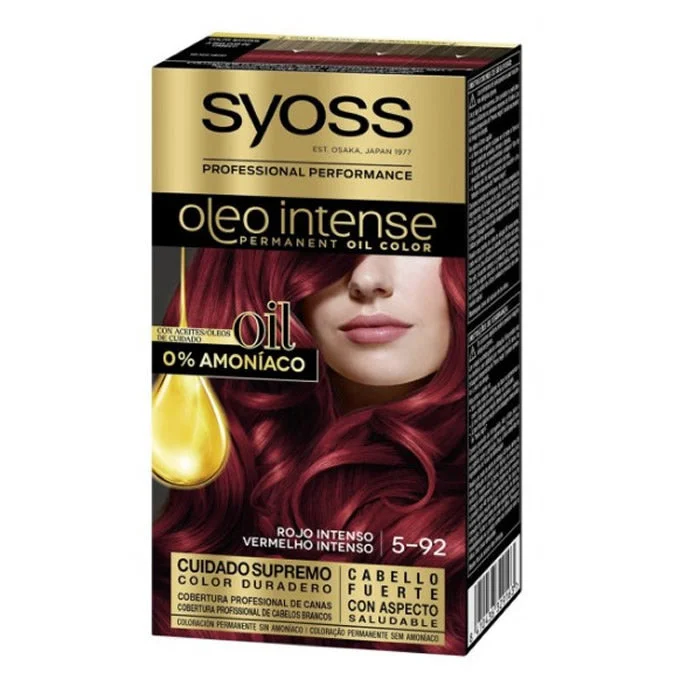 Syoss Oleo Colore Intenso Permanente 5-92 Rosso Intenso