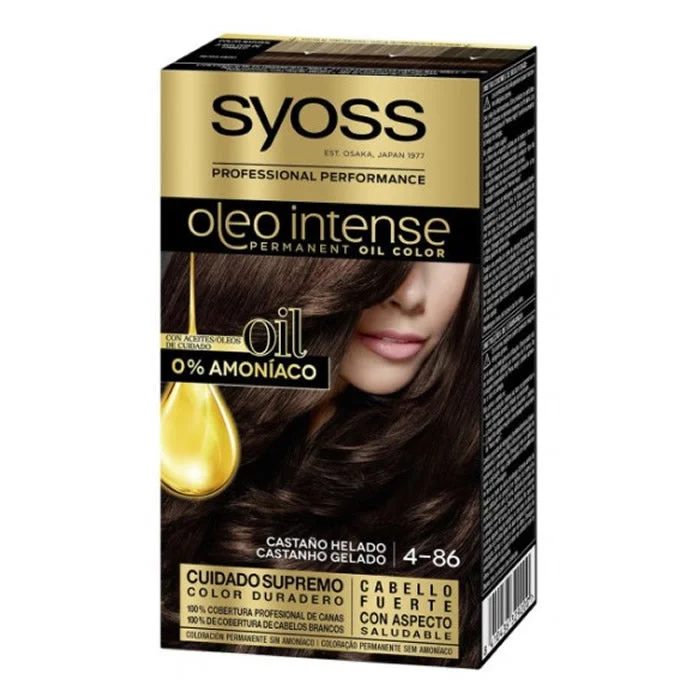 Syoss Oleo Colore Intenso Permanente 4-86 Marrone Ghiaccio