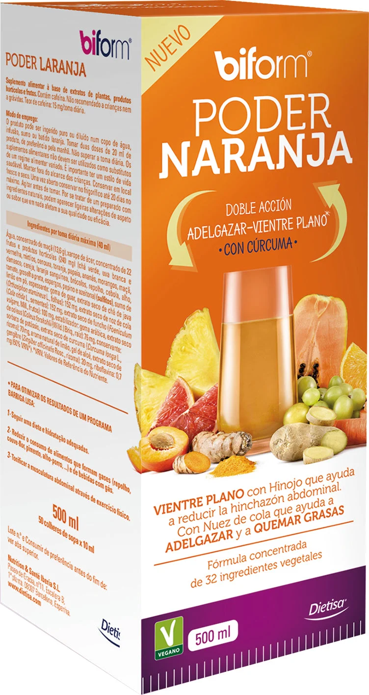 Biform Orange Polvere Con Curcuma 500ml