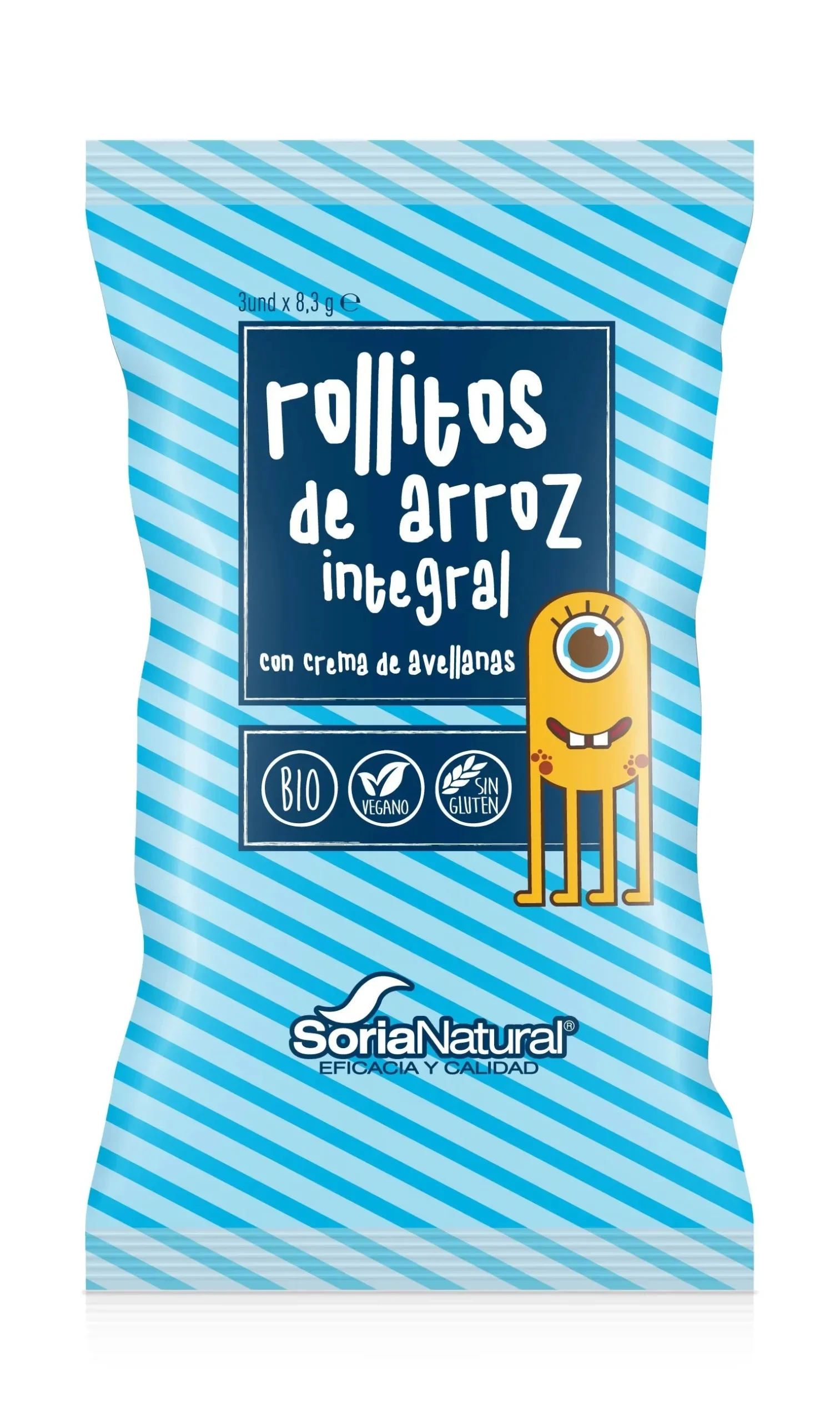 Alecosor Rotoli di riso con cacao e nocciole