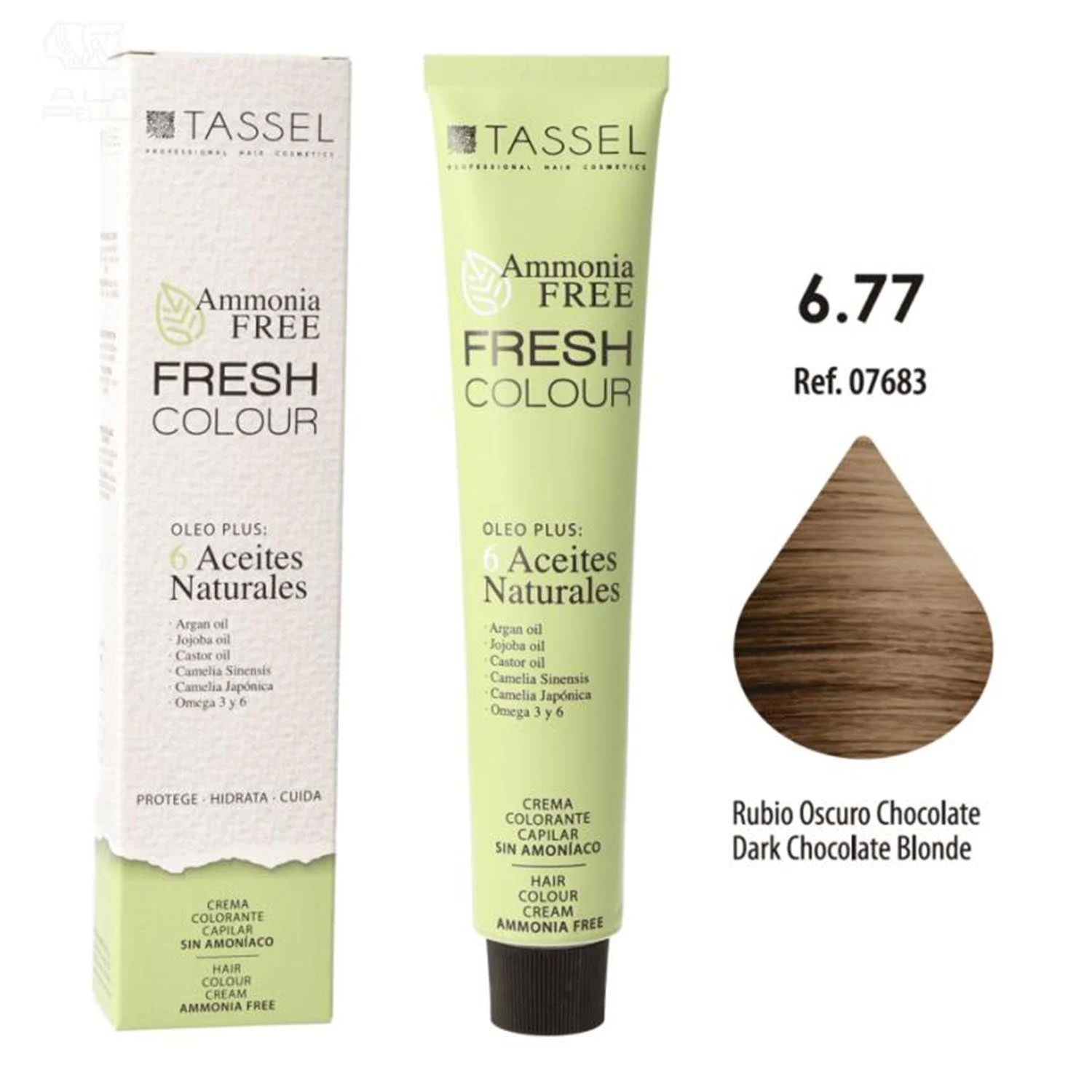 Eurostil Fresh Color Crema Decolorante 6.77 Biondo Cioccolato Scuro Senza Ammoniaca 1un