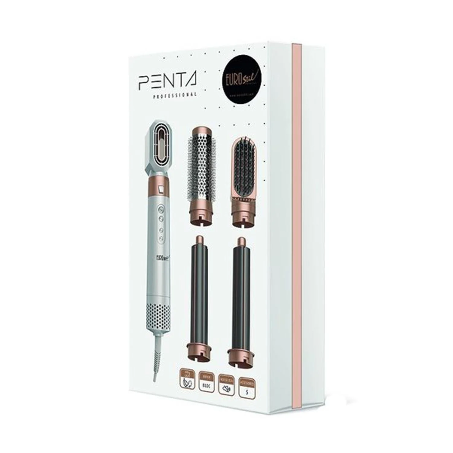Eurostil Penta Asciugacapelli Professionale Multifunzione