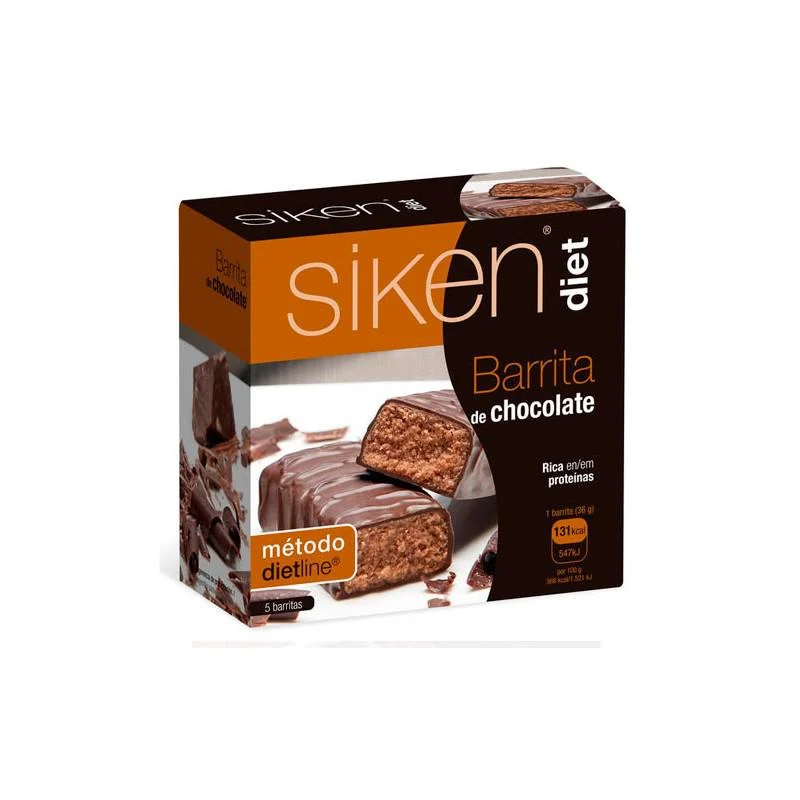Barrette di cioccolato Siken Sikendiet 5 unità