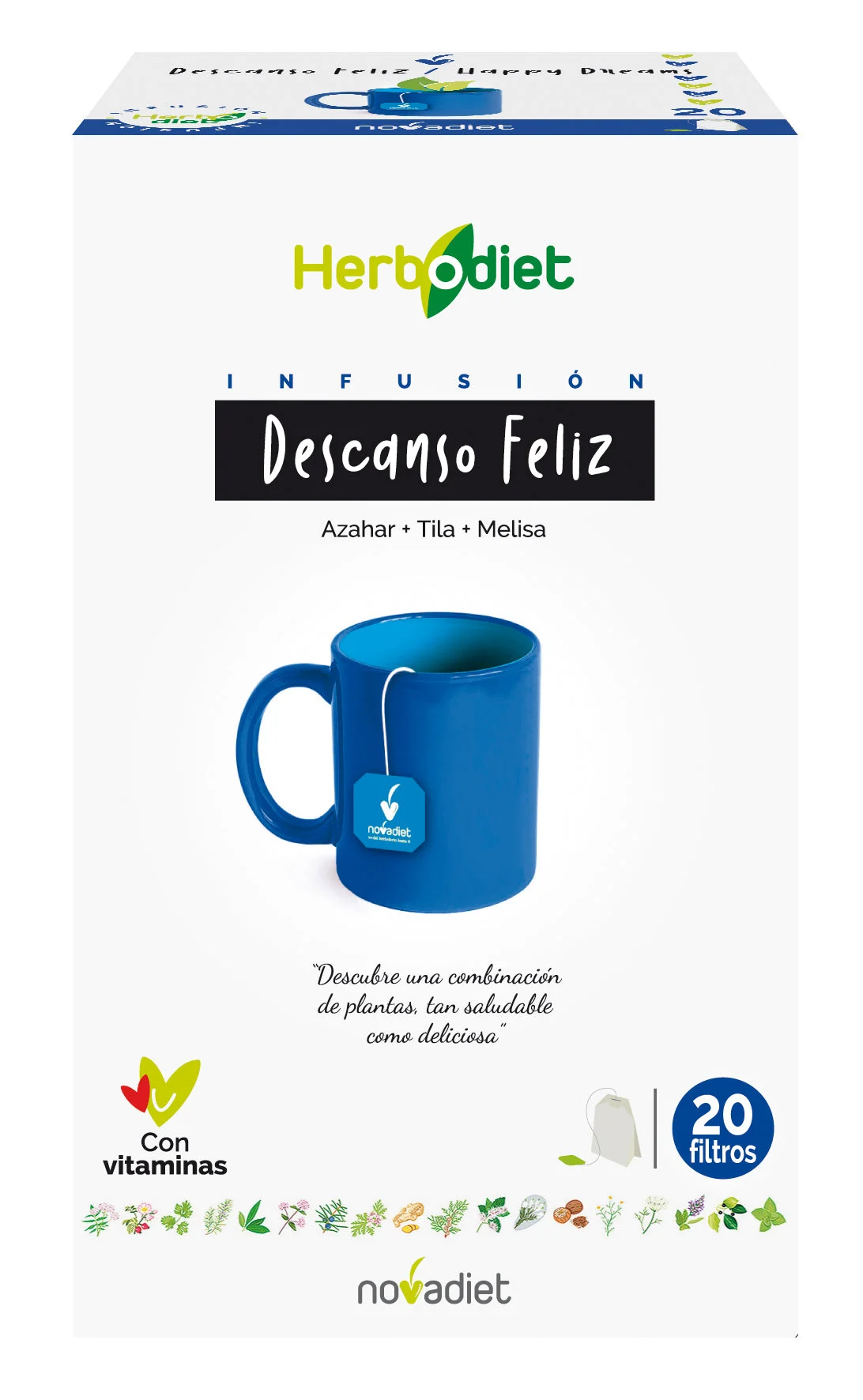 Novadiet Herbodiet Riposo Felice 20 Filtri
