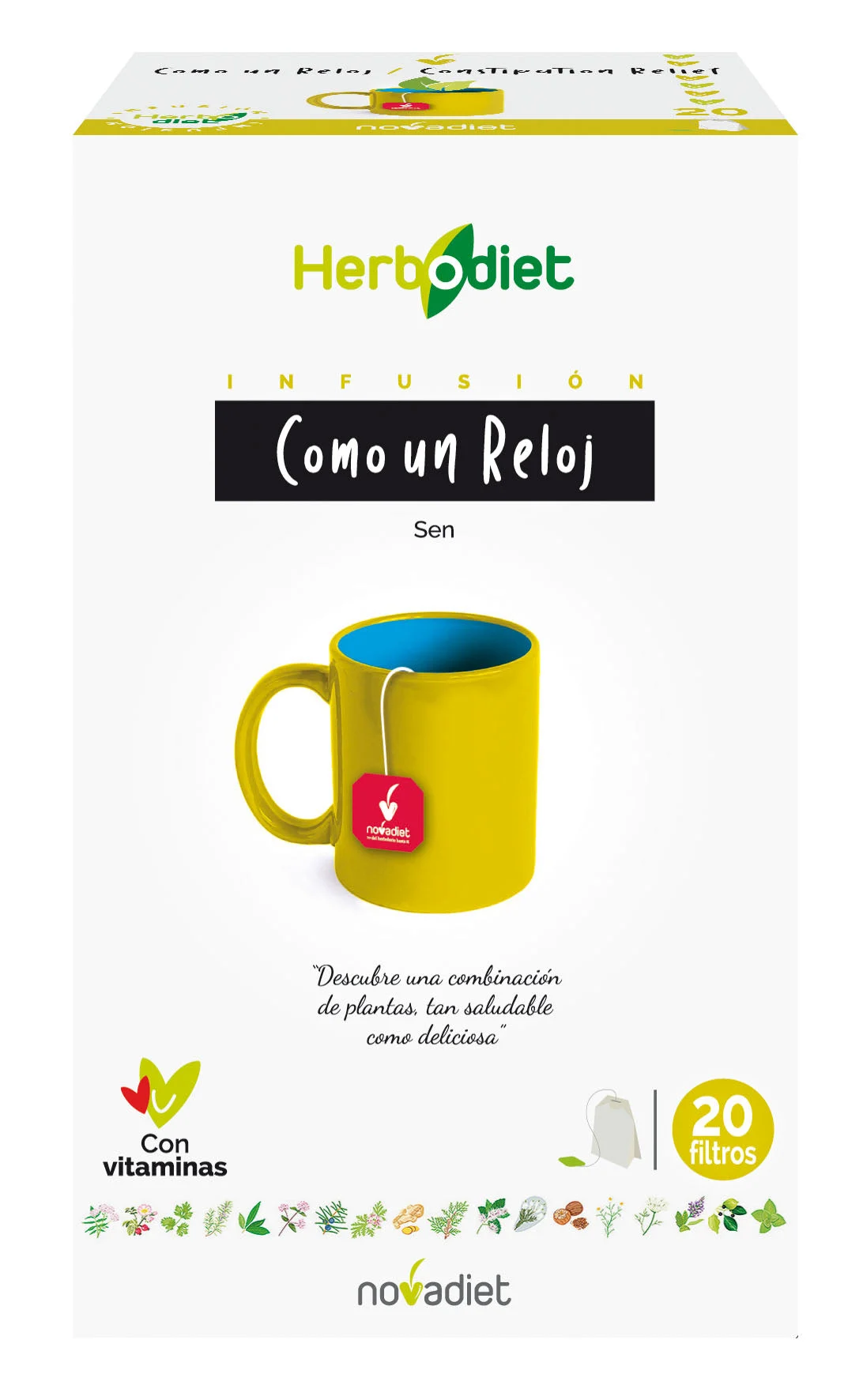 Novadiet Herbodiet Come Un Orologio 20 Filtri