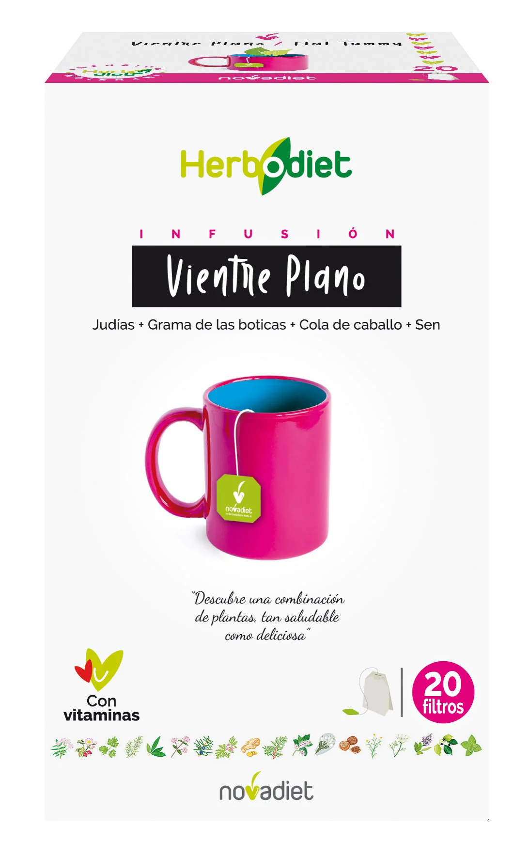 Novadiet Herbodiet Pancia Piatta 20 Filtri