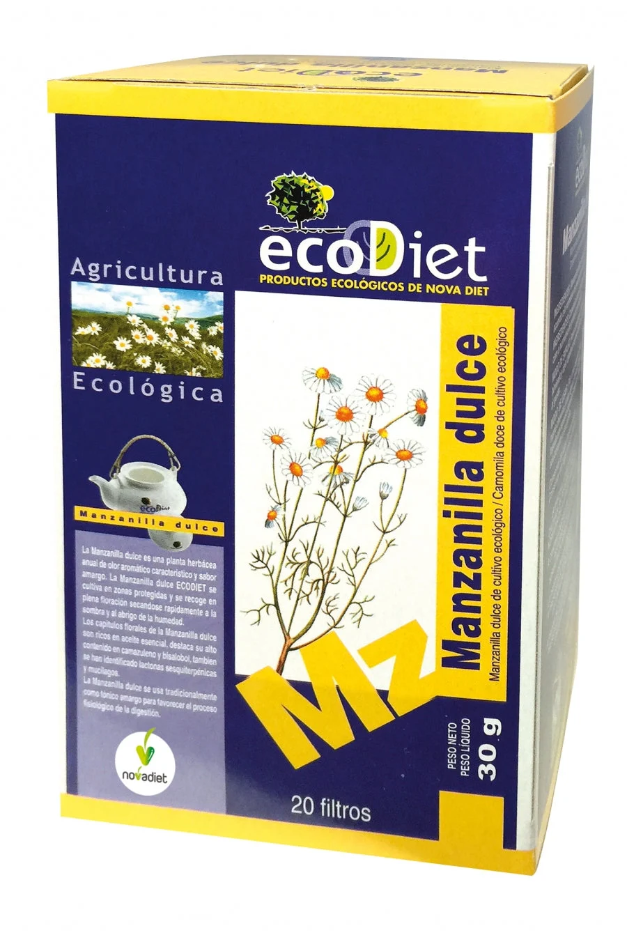 Novadiet Infu Camomilla Ecodiet 20 Filtri