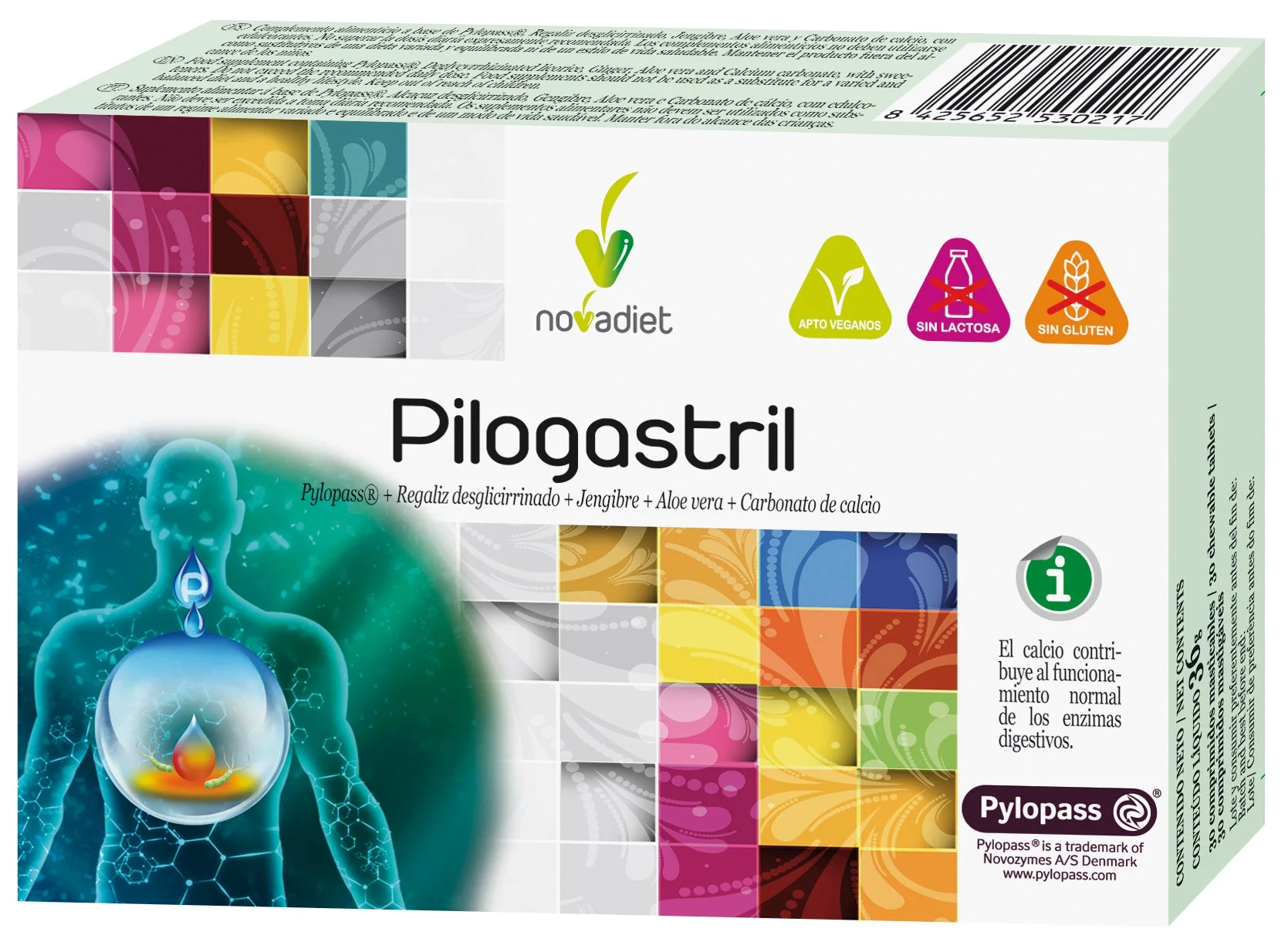Novadiet Pilogastril 30 Compresse Masticabili