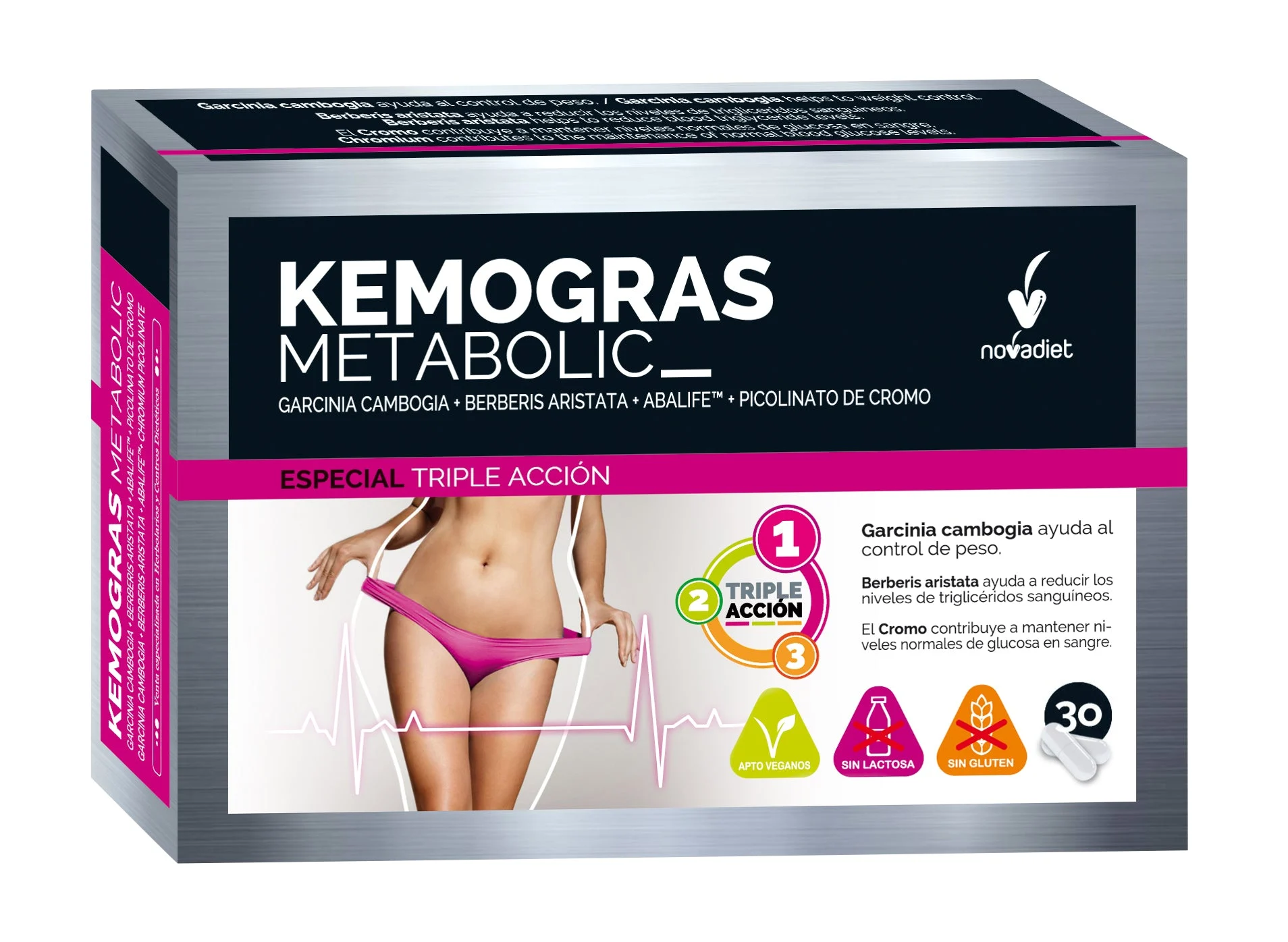 Novadiet Kemogras Metabolic 30 capsule Vegan