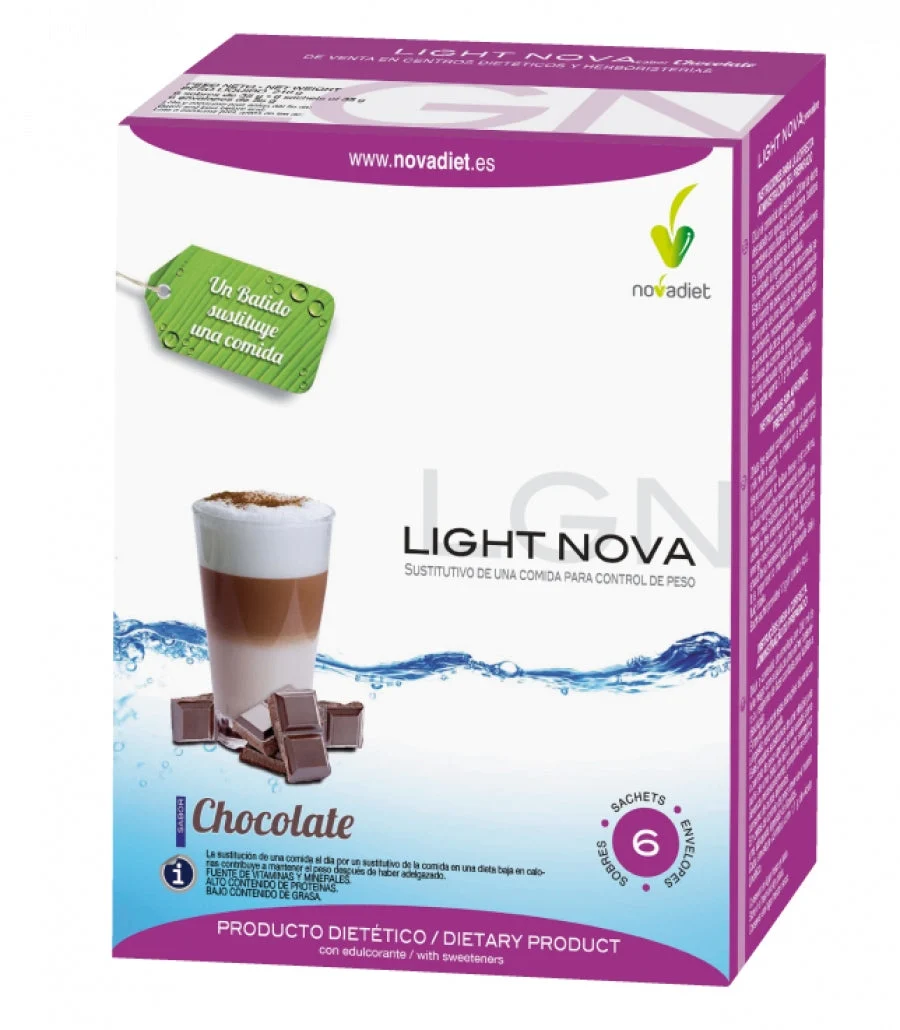 Novadiet Light Nova Cioccolato 6 sacchetti