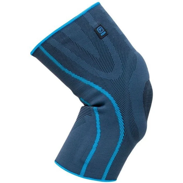 Ginocchiera elastica con cuscinetto in silicone e stabilizzatori laterali S.L