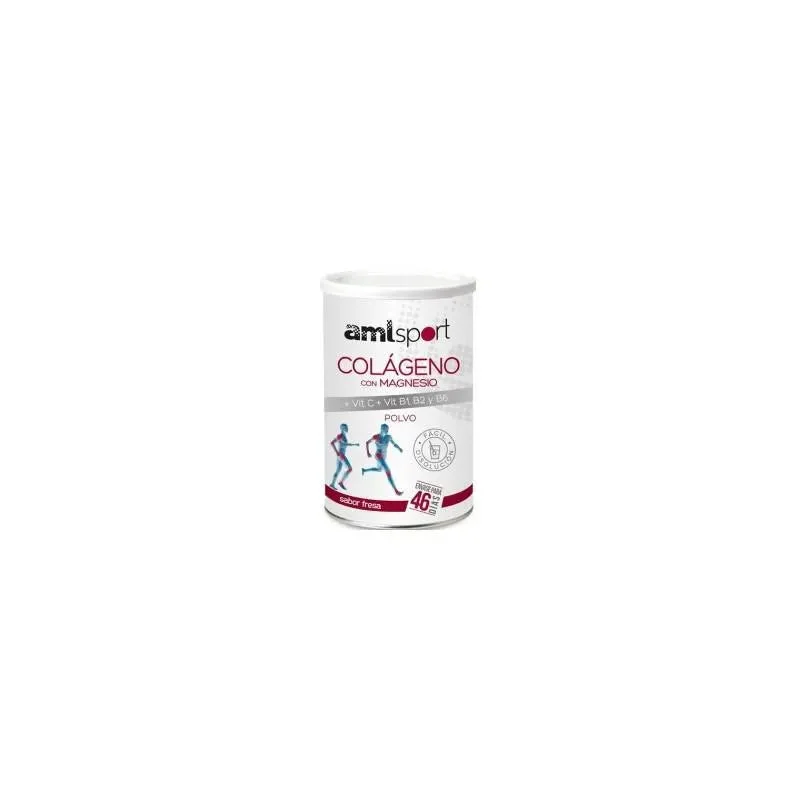 Amlsport Collagene con Magnesio Vit C Vit B1 B2 B6 Gusto Fragola
