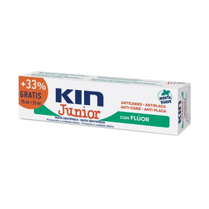 Kin Junior Menta Mild dentifricio 75ml+25ml