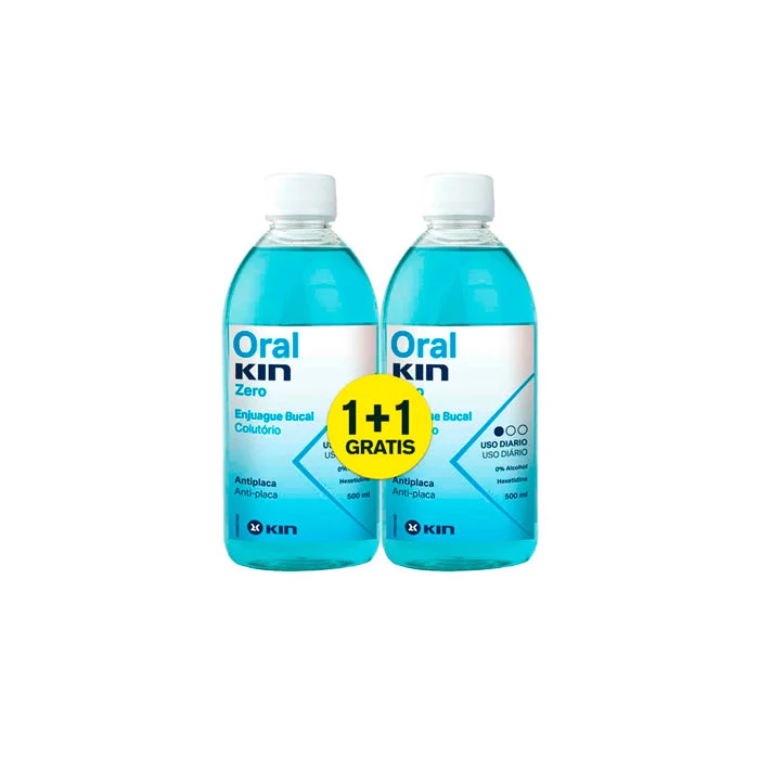 Kin Oralkin Zero Collutorio Pack 2 Unità
