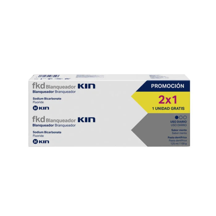 Kin Fkd Dentifricio sbiancante 2x125ml