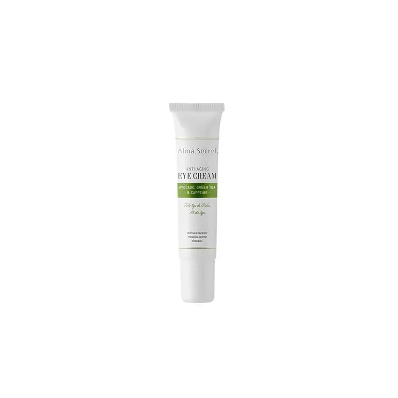 Crema contorno occhi antietà Alma Secret con avocado, tè verde e caffeina 10 ml