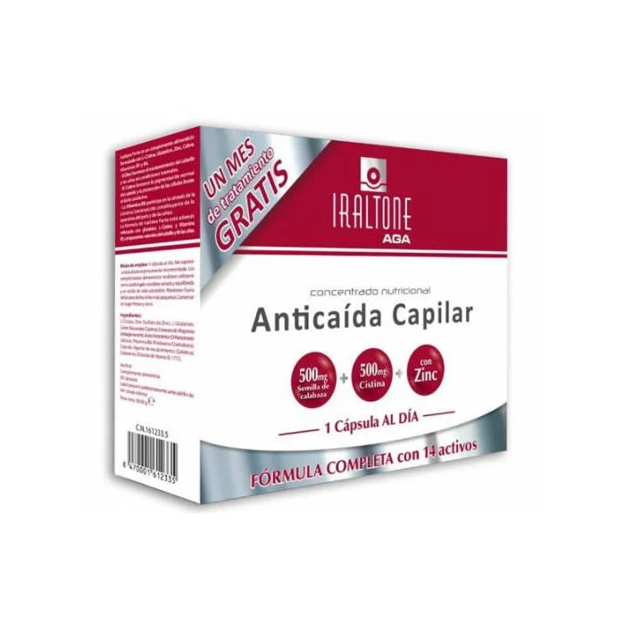 Iraltone Aga Perdita di capelli 2 x 60 capsule