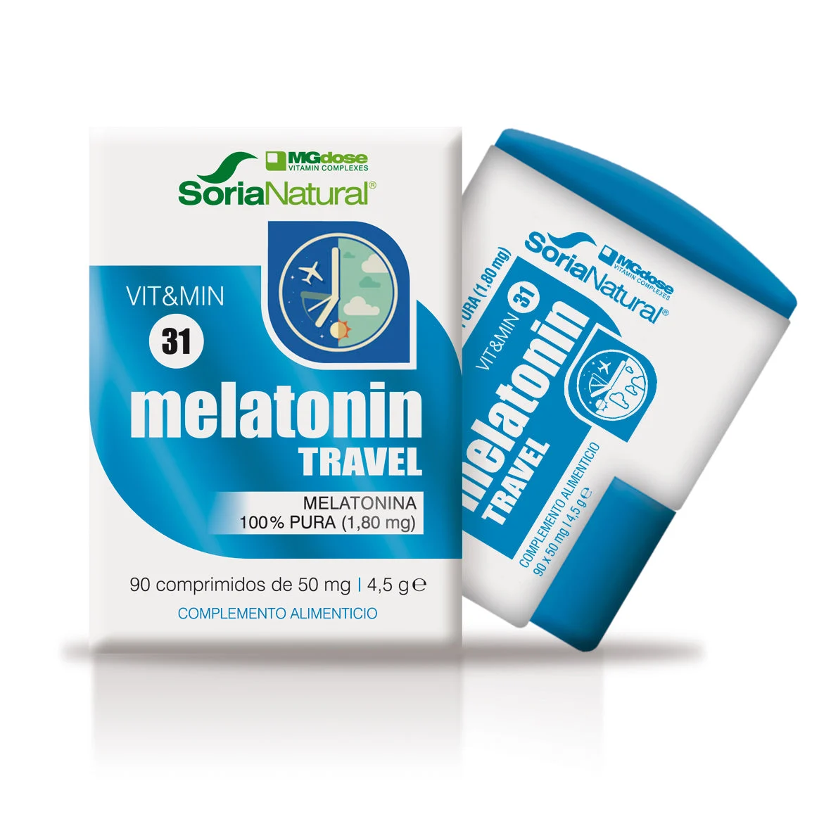 Mgdose Vitamina e Minimo 31 Melatonina Viaggio 90 X 50 Mg