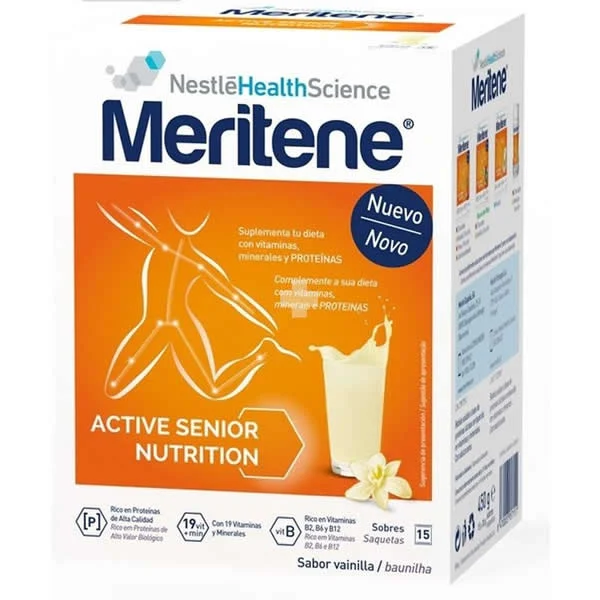 Frullati al gusto vaniglia Meritene 15 buste