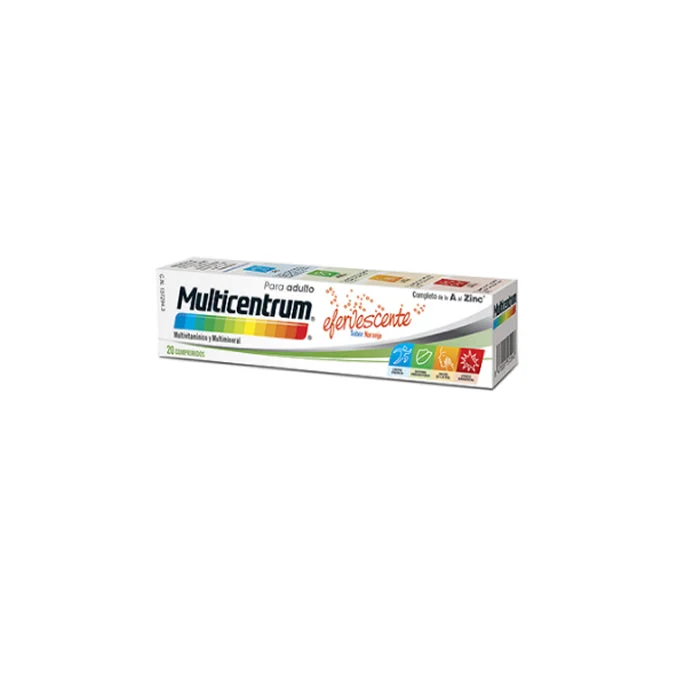Multicentrum Effervescente Gusto Arancia 20 Compresse