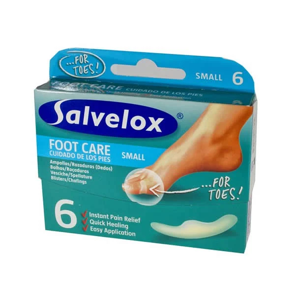 Salvelox Cura per i piedi Small Blisters 6 Unità 21×64 mm.