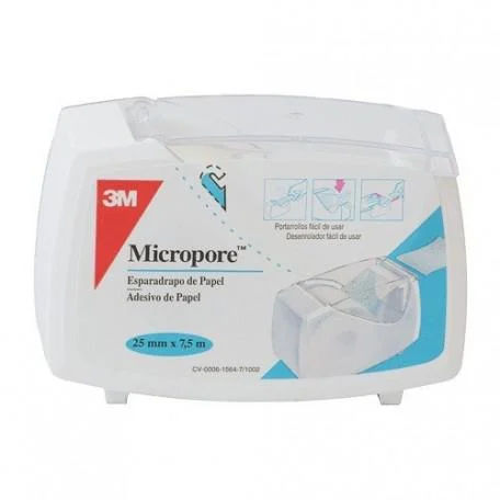 Nastro microporoso Hartmann bianco 7,5 X 2,5 cm 3 m