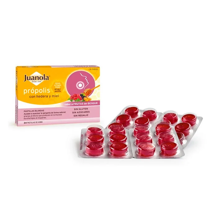 Juanola Propoli Hedera e Miele 24 Compresse Gommose