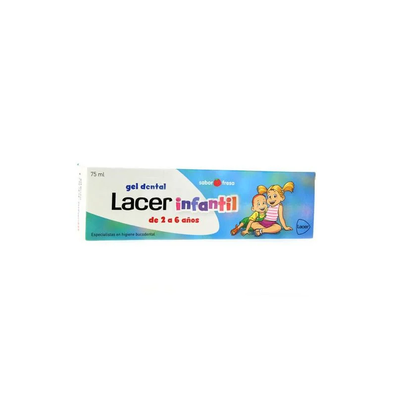 Lacer Infant Gel al gusto di fragola 75ml
