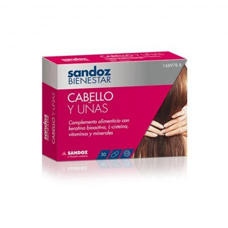 Sandoz Bienestar Integratore Alimentare Capelli e Unghie 90 Capsule