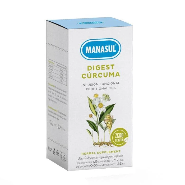 Manasul Digest Curcuma 25 Tea Sacchetti 37,5g