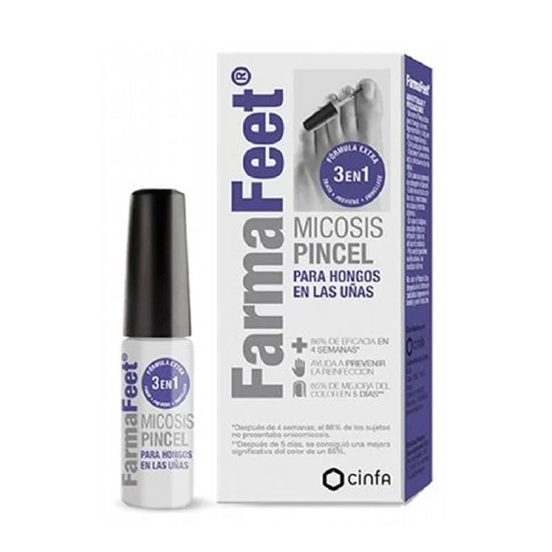 Cinfa FarmaFeet Spazzola per funghi delle unghie Micosi Formula 3 in 1 14 ml