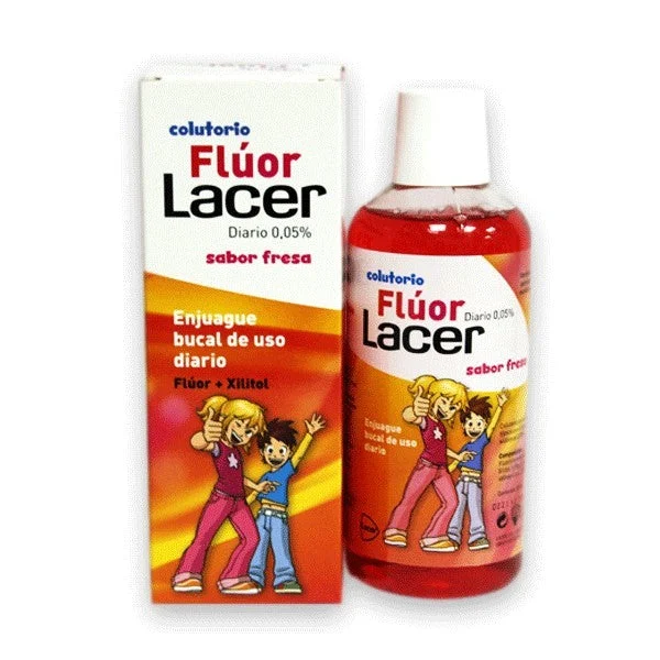 Lacer™ Fluoride 0,05 Collutorio alla fragola 500ml