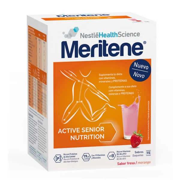 Meritene Active Senior Nutrition Frullato al gusto di fragola 15 buste