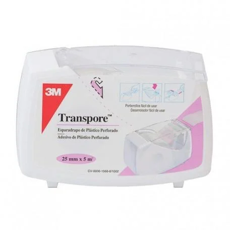 Ioox Transpore Cerotto Bianco 5 M X 2,5 Cm 3m