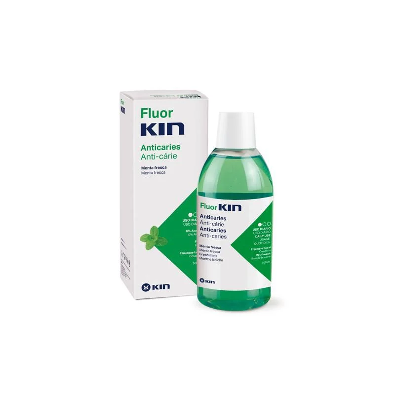 Fluorkin Collutorio Quotidiano Menta 500 ml Kin