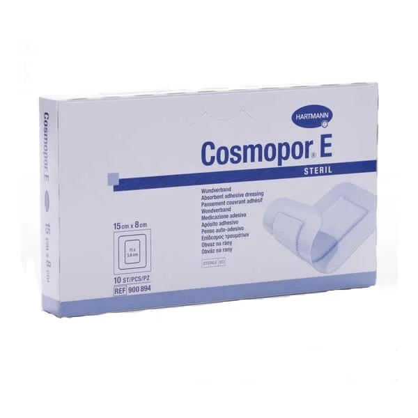 Hartmann Cosmopor E Steril Medicazione Adesiva Assorbente 15X8cm 10 Unità
