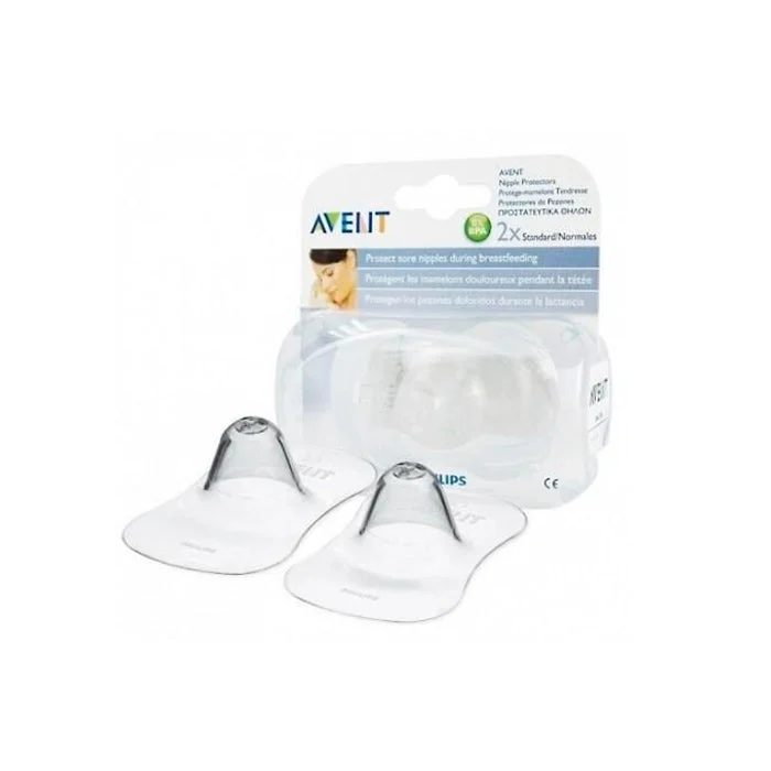 Cuscinetti per capezzoli in silicone Avent taglia S 2Unità