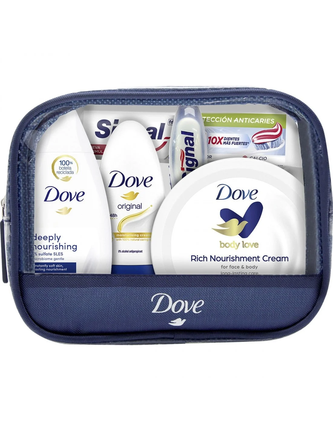 Borsa da viaggio Dove, 5 unità per donna