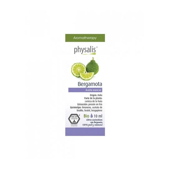 Olio essenziale di bergamotto di Physalis Bio 10ml