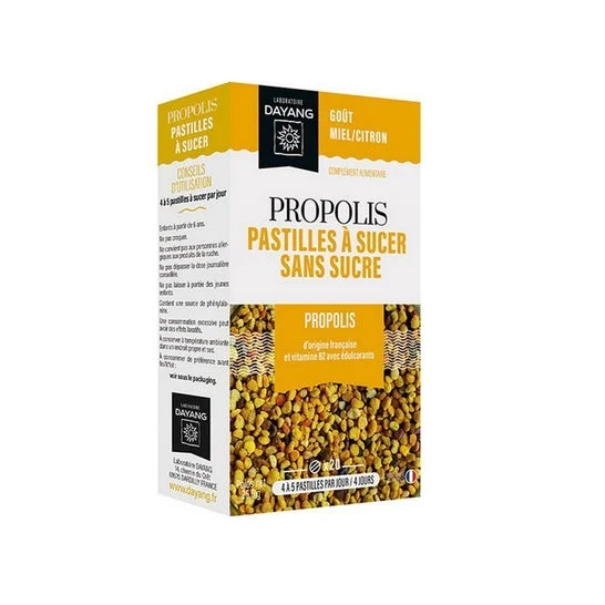 Dayang - Propolis Sucker Sucker Pastilles Box di 20