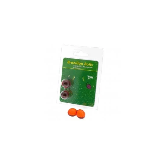Diverty Sex Taloka Brazilian Balls Intimate Gel Strawberry 2uds