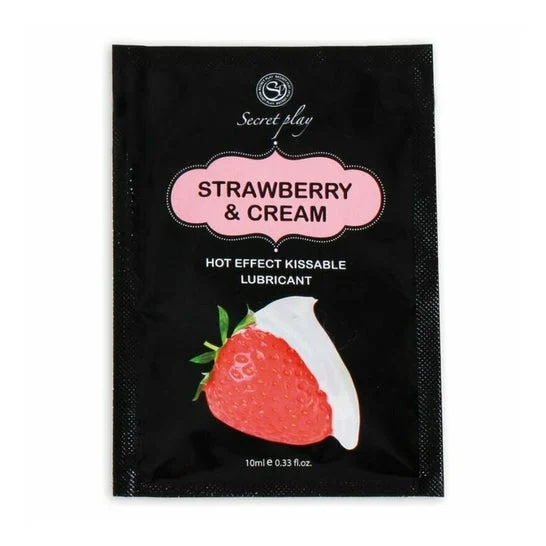Secret Play Monodosis Lubricante Fresas y Nata 10ml