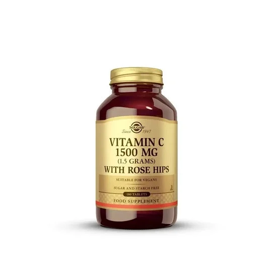 Solgar Vitamina C 1500mg con Rosa Canina 180 tavolette