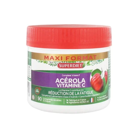 Compresse di cavo masticabili della vitamina C 90 della vitamina C 90 dell'acerola del vaso di Maxi Pot di dieta eccellente