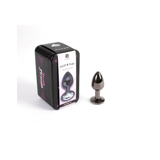 Secret Play Gunmetal Butt Plug Talla S 7cm 1ud