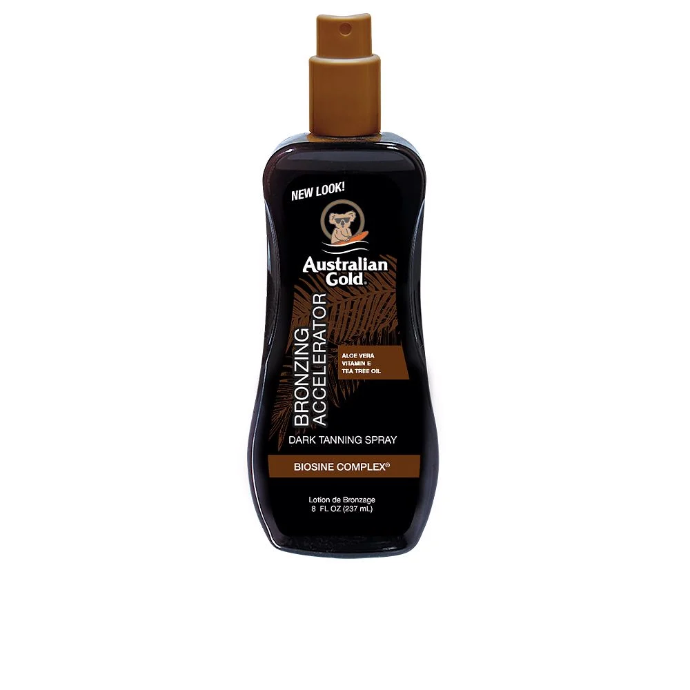 DARK TANNING ACCELERATOR spray gel with instant bronzer