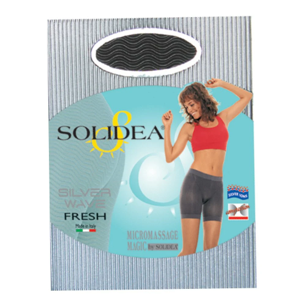 Solidea Silver Wave Fresh Pantaloncini elastici traspiranti Nero L