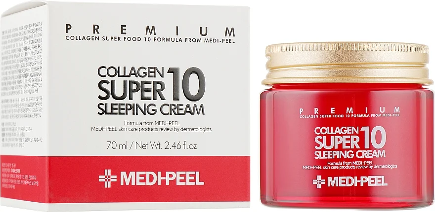 Crema viso rigenerante al collagene, da notte