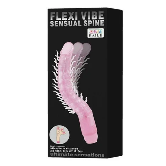 Baile Rotations Flexi Vibe Sensual Spine Bendable Lilla 23.5cm 1 Unità