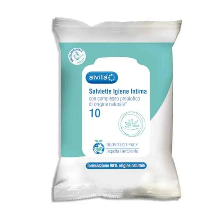 Alvita Salviette Igiene Intima 10 Pezzi